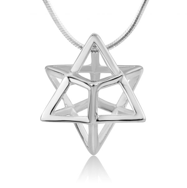 Tetrahedron necklace deals