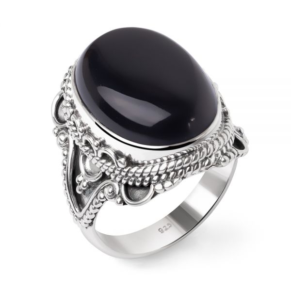Bohemian Treasures - Black Onyx Ring