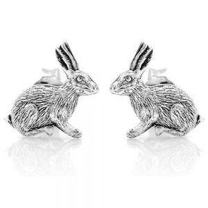 925 Sterling Silver Tiny Little Bunny Rabbit 8 mm Post Stud Earrings